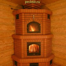 Каминопечь "остров"
